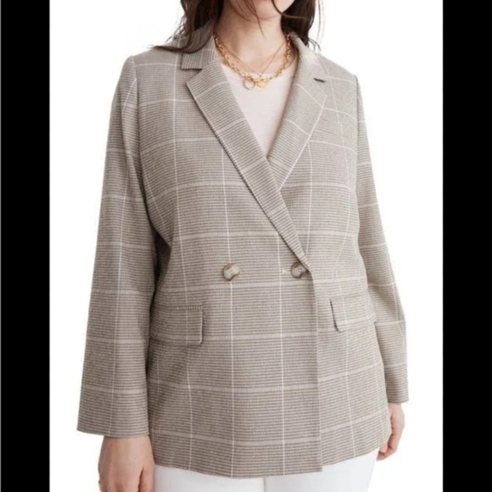 Madewell Dorset Blazer in Albermarle Plaid